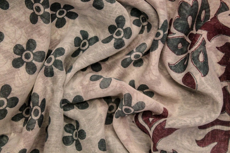 Vintage Saree 100/% Pure Cotton Fabric Saree 5YD White Sari Antique Sarong Wrap Traditional PCS3163