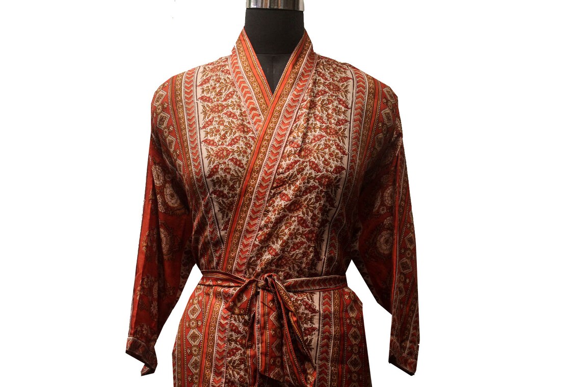 silk sari kimono