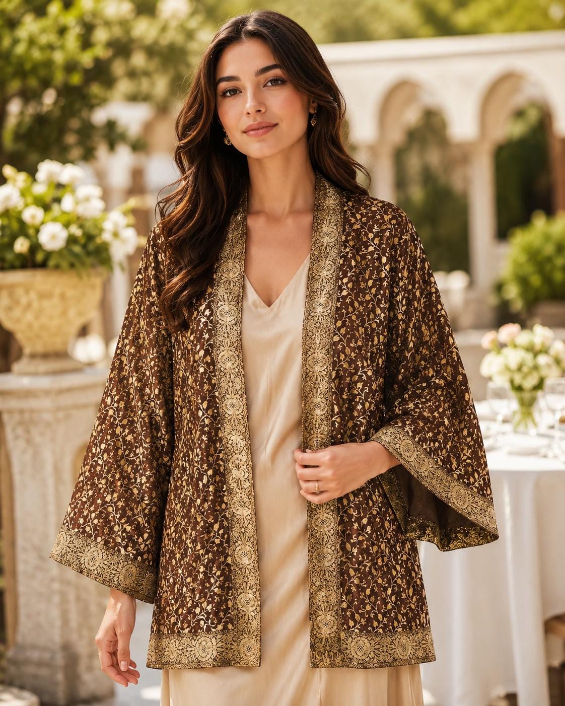 Silk Brocade Jacket I Woman Bolero I Kimono Duster JMS1006 - Etsy