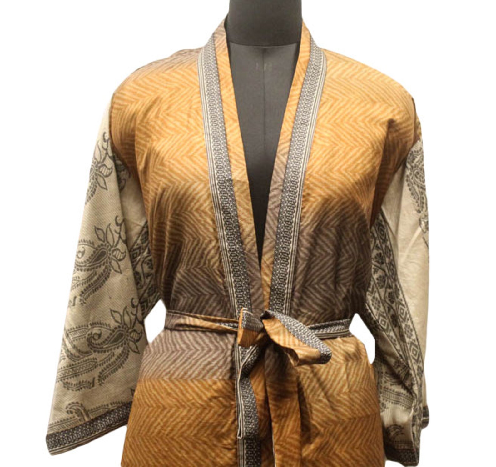 silk sari kimono