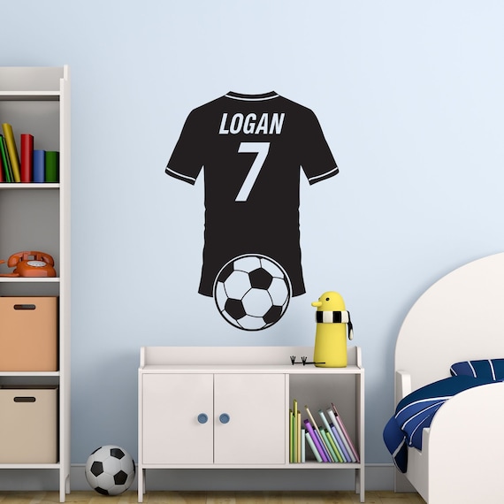 Soccer Wall decal Personalized Soccer futbol Football soccer stickers decal