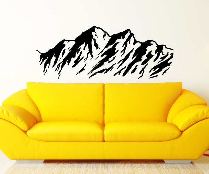 Nature Mountains Wall Decal Sticker mountain decal nature