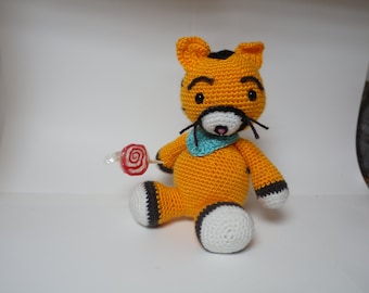 Tony the Tiger Amigurumi Crochet Pattern PDF Download