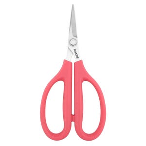 Famore Very Sharp Scissor With Large Pink Comfort Handles 6-1|4In # 732Sp