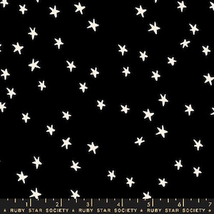 The 108" Starry Wideback Black Quilt Backing Rs4111 50 Ruby Star Society