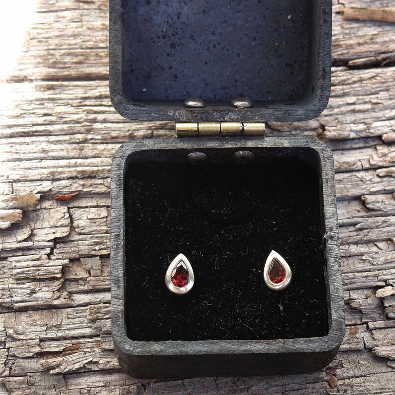 earring holder Earring box wedding gift for her 6th iron anniversary present steel small jewelry box wrought iron eardrop box