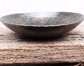 Iron bowl - 6th anniversary - iron anniversary gift for her - engraved couples wedding gift – gifts for him – wrought iron hammered bowl