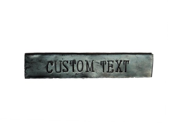 Personalized Name industrial Custom License Plate Signs rustic