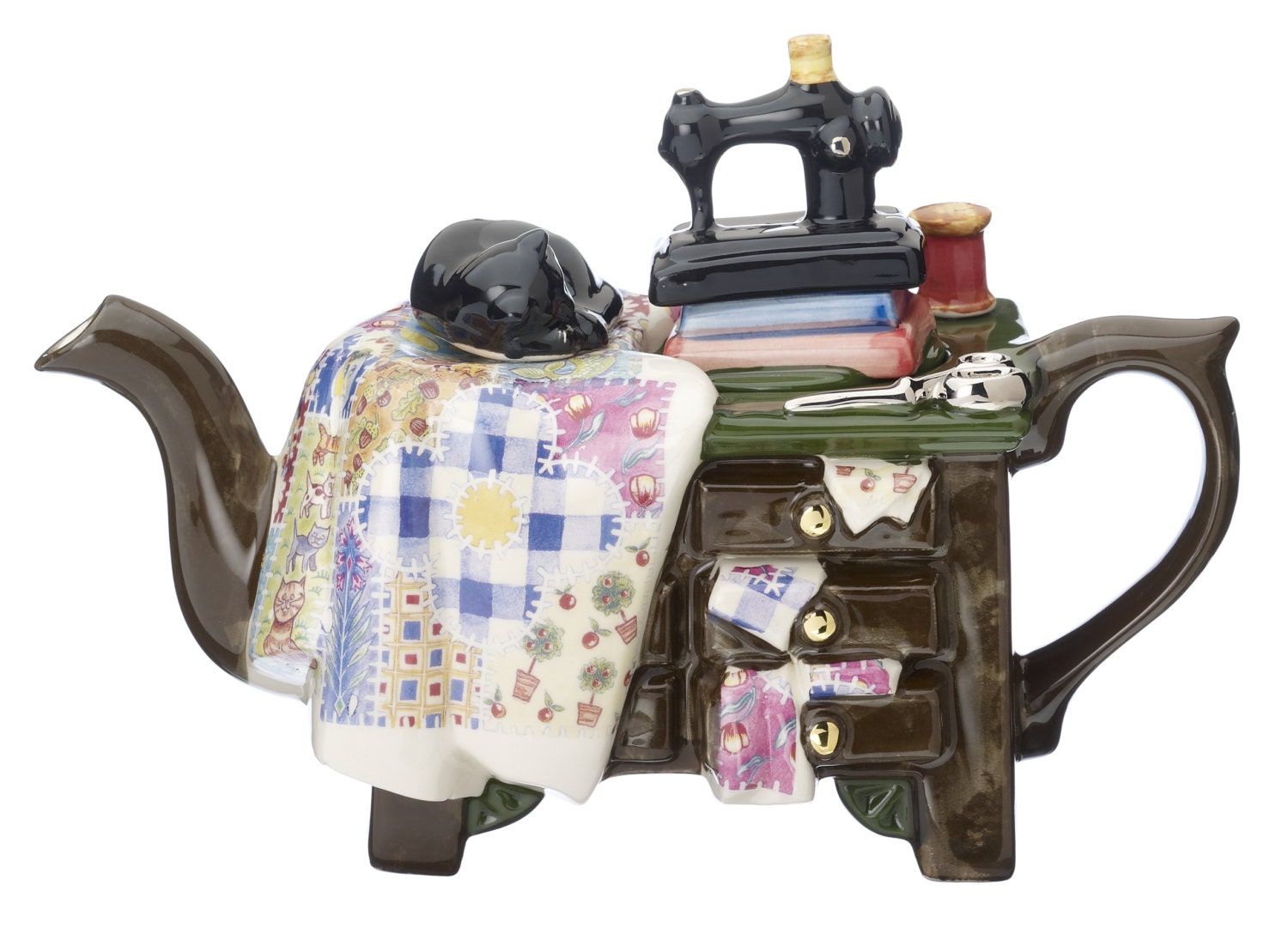 The 'Quiltmaker' full size Teapot