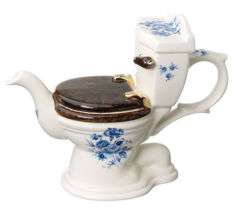 The 'At Your Convenience' WC Teapot image 1