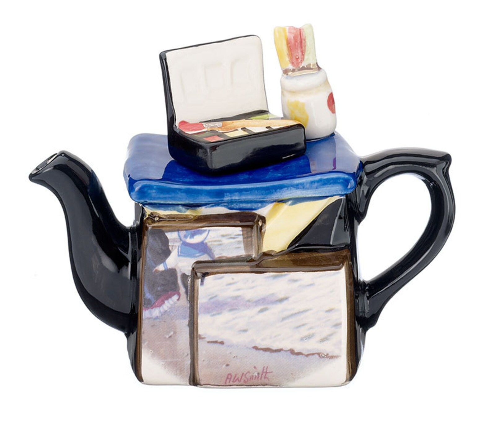 The 'watercolourist' Onecup Teapot Etsy