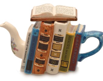 Classic Authors Teapot - Etsy
