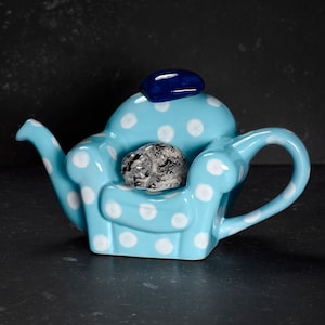 Cat at rest novelty teapot