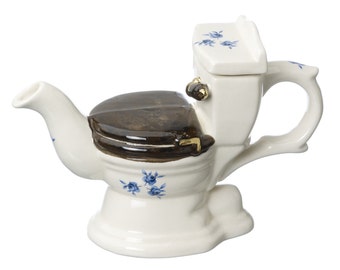 The 'At Your Covenience' one cup WC Teapot