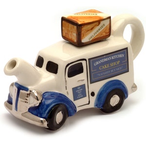 Grandma&#39;s Kitchen Cake Shop Delivery Van &#39;One Cup&#39; Teapot