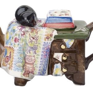 The 'Quiltmaker' one cup Teapot