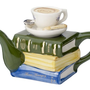 The 'Books & Tea' full size Teapot