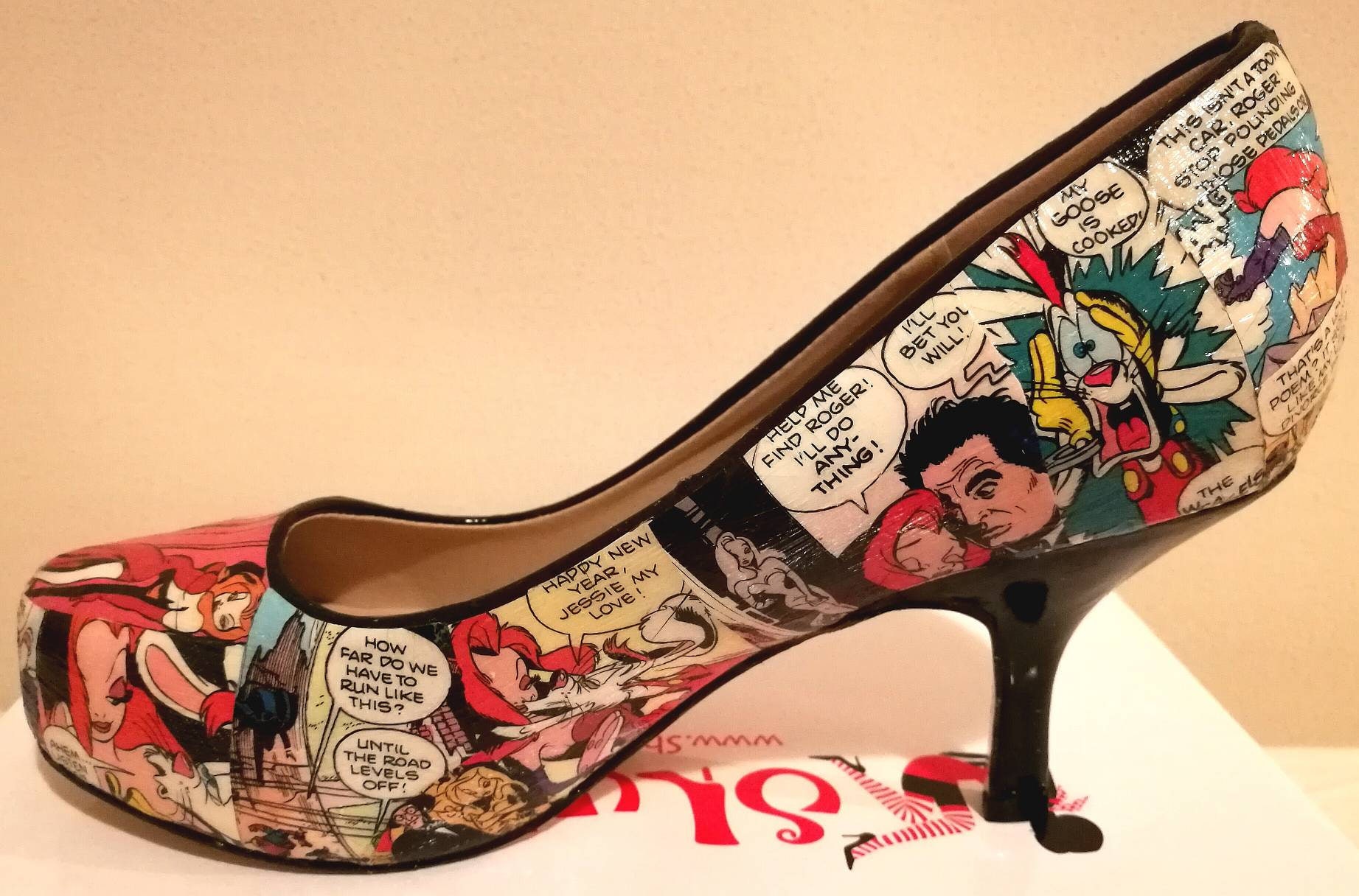 Custom made Jessica Rabbit heels Etsy