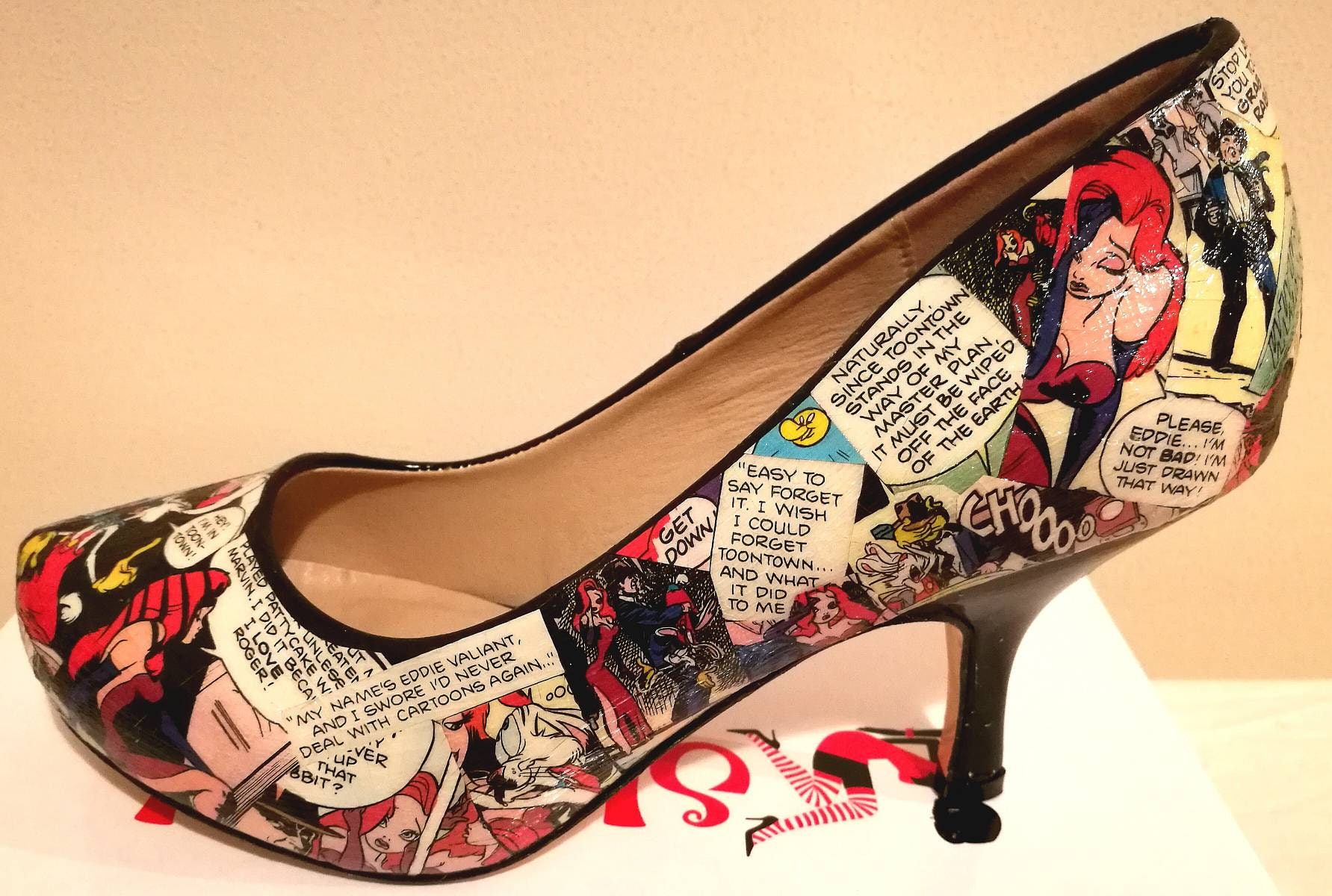 Custom Made Jessica Rabbit Heels Etsy UK