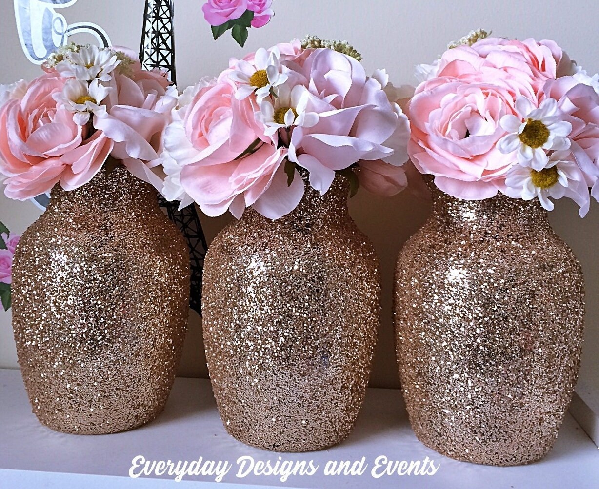 Champagne Wedding Baby Shower Centerpieces Baby Shower Etsy