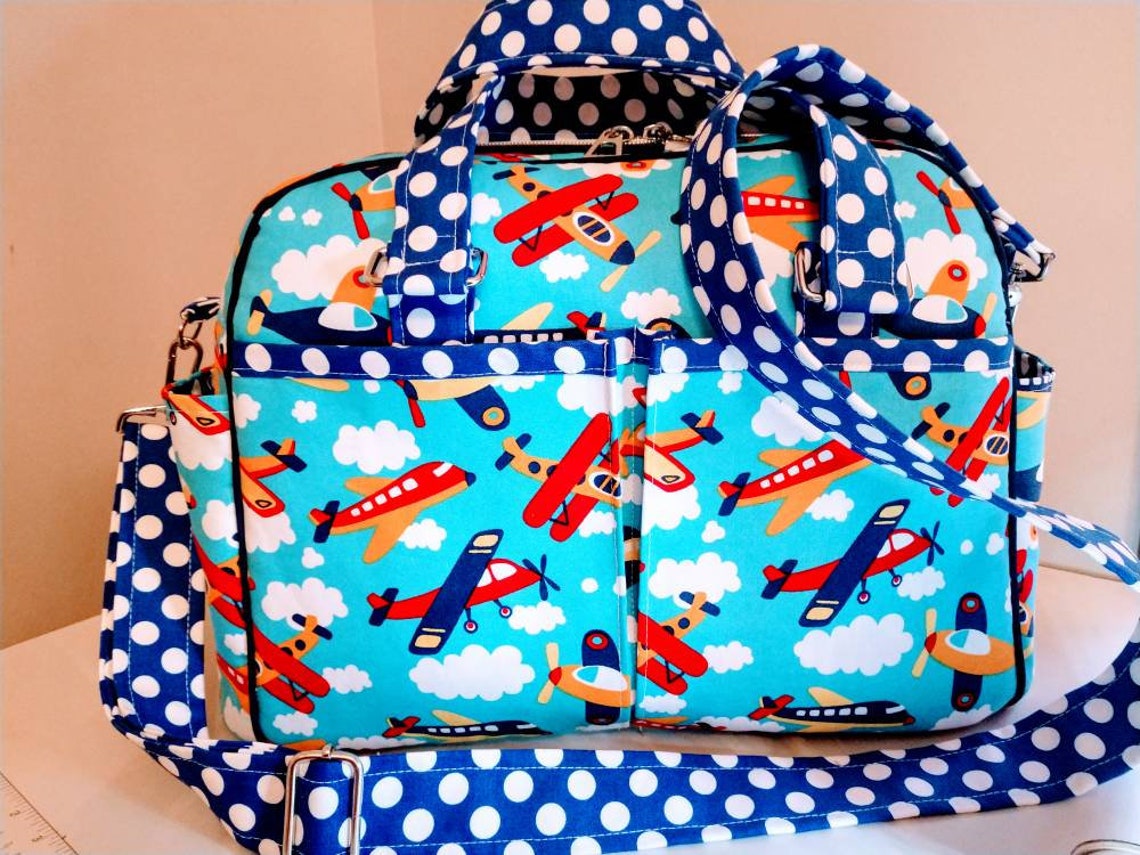 Belle Diaper bag Airplane diaper bag Baby travel bag Etsy