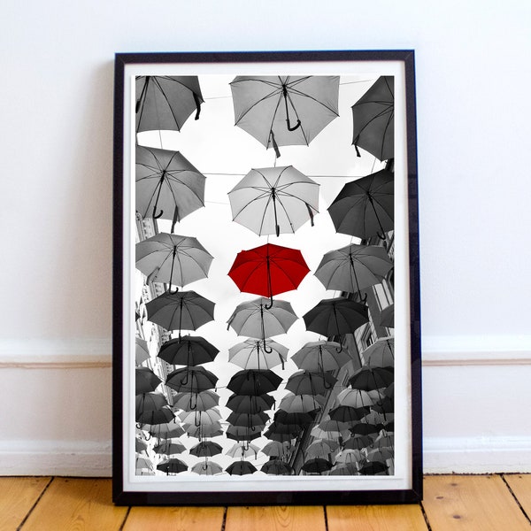 Red Umbrella Etsy
