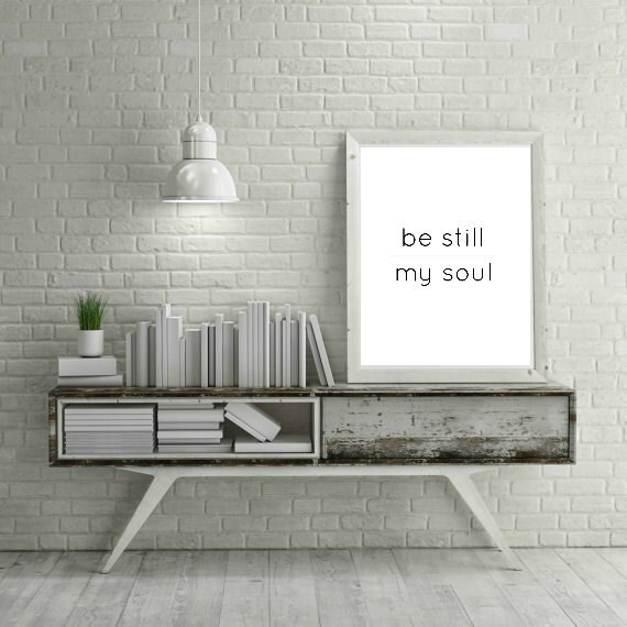 Ser Aun Mi Alma Impresion Arte Escandinavo De La Pared Etsy