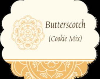 Classic Butterscotch Cookie Mix In A Quart Mason Jar