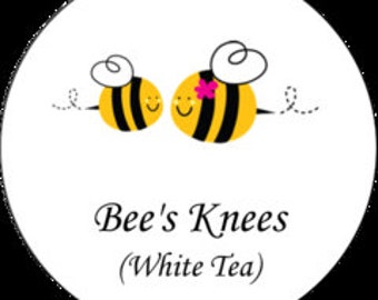 Bee's Knees White Tea Mix In A 1/2 Pint Mason Jar