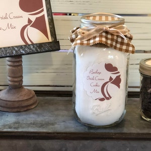 Baileys Irish Cream Chocolate Chip Cookies In A Pint or Quart Mason Jar image 1