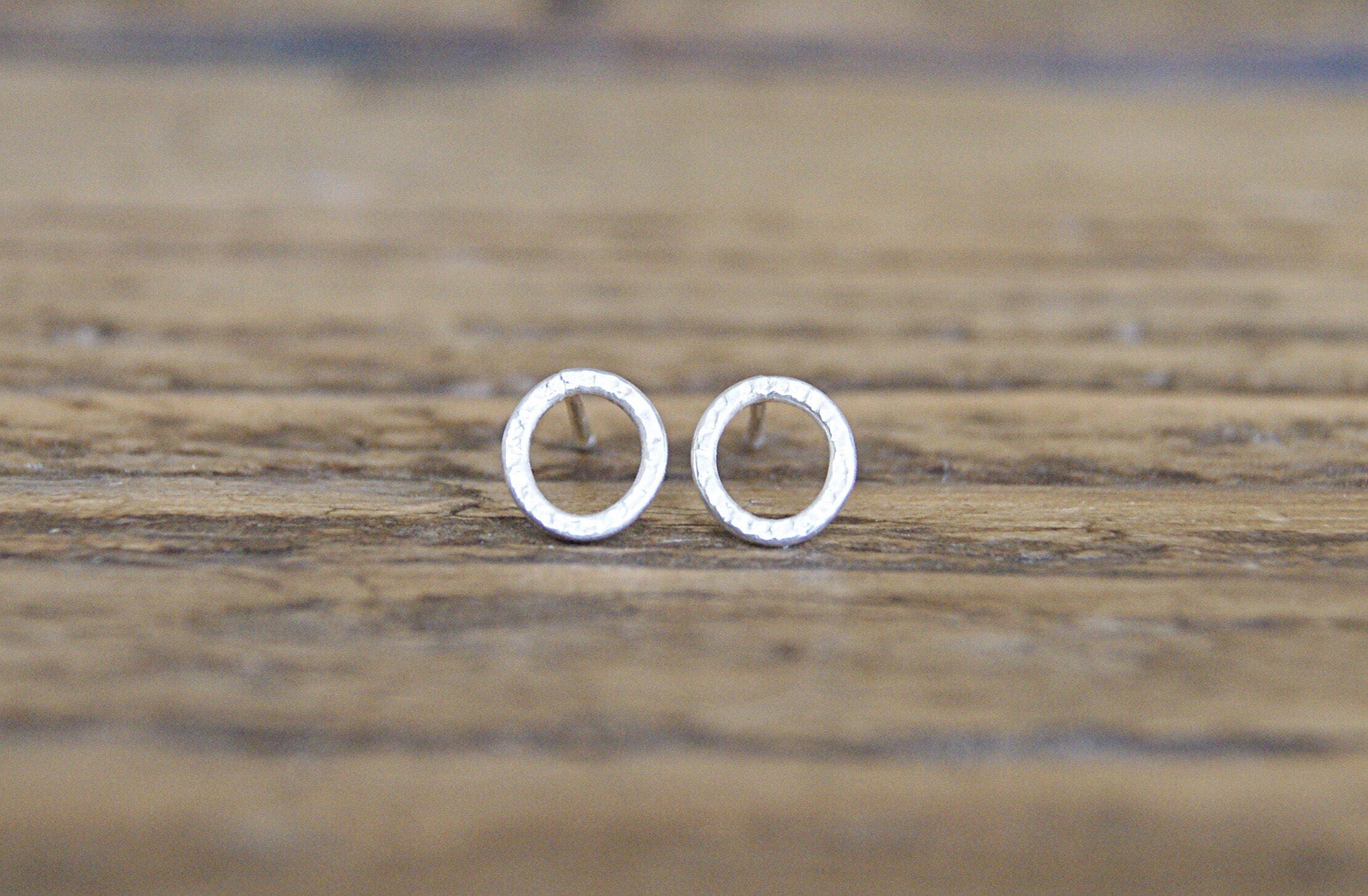 tiny hoops silver