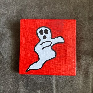 Halloween canvas magnets