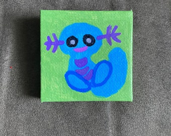 Wooper / Paldean Wooper canvas pins