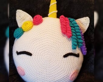 Crochet Unicorn Pillow Pattern