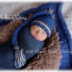 Newborn Pixie Elf Hat Crochet Pattern