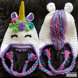 Crochet Unicorn Hat Pattern