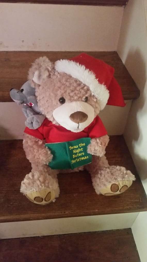 talking christmas bear