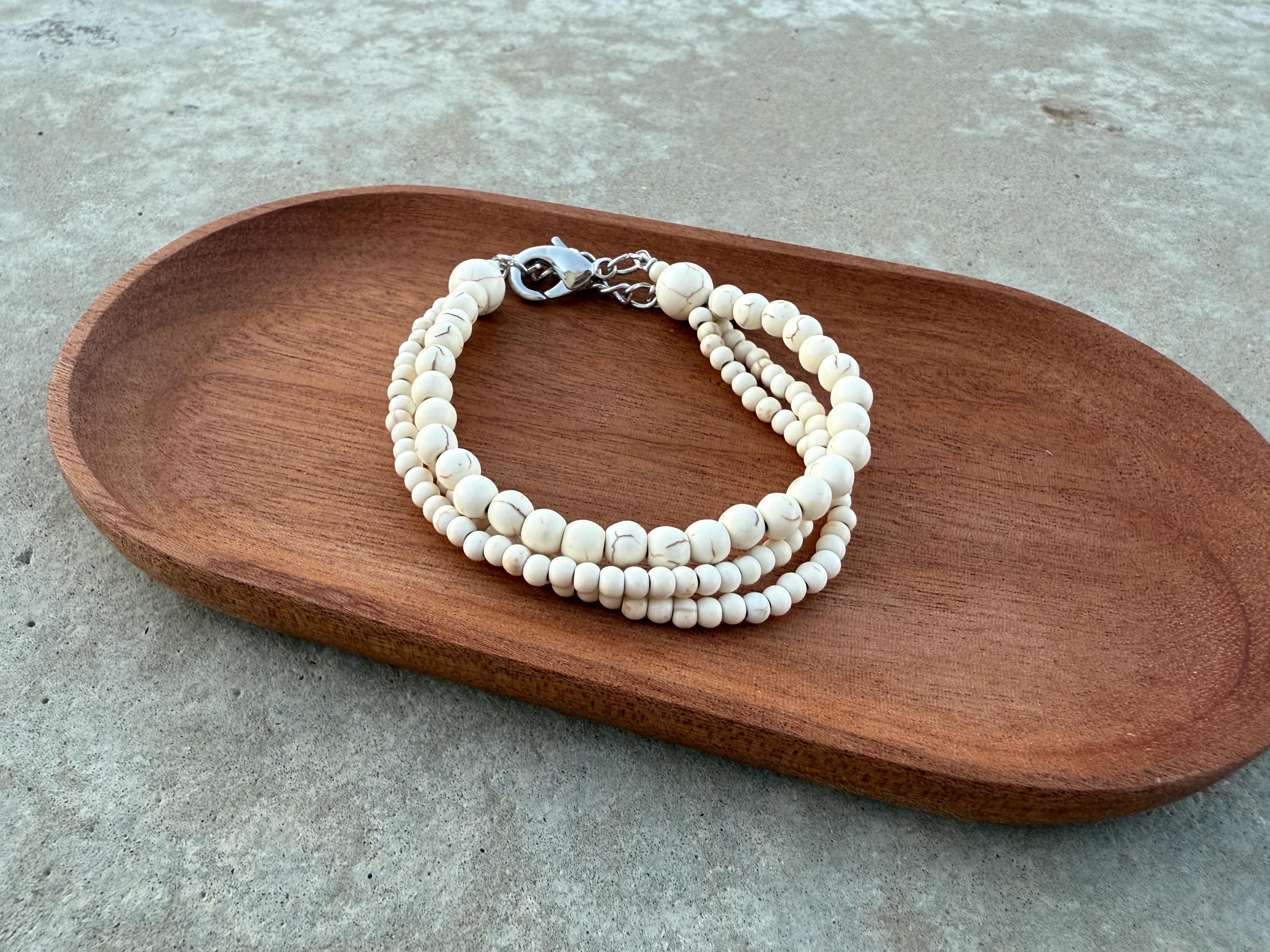 Boho Bracelet-Western Turquoise Bracelet-Western Southwestern Cowgirl Jewelry-Stone Cuff-Slip Bracelets