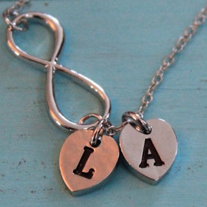 Minimalistische Infinity Halskette, bedeutungsvolles Geschenk für Sie, Freundin, Frau, bester Freund, Forever Love, Friendship, Silber, Gold oder Rose Gold