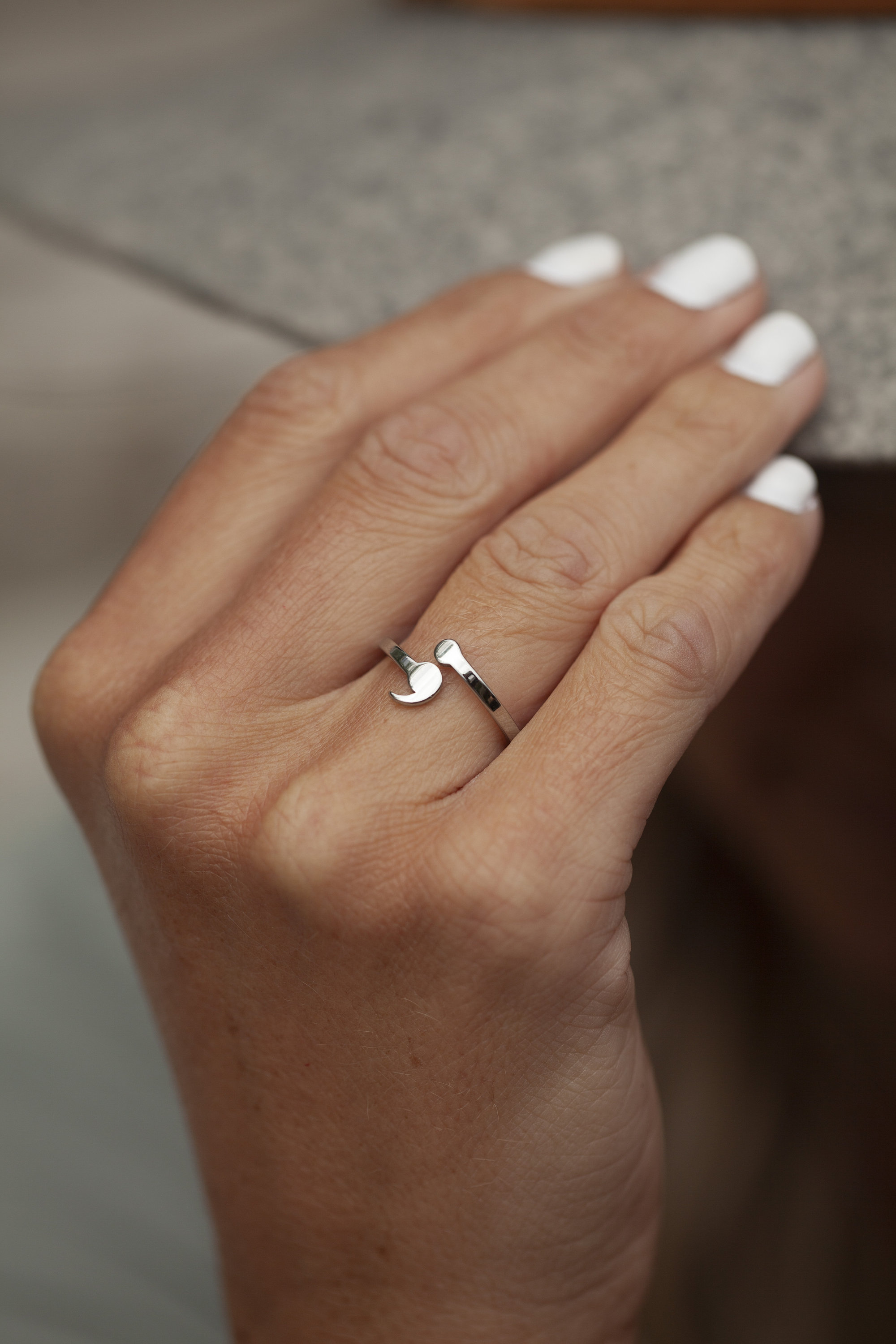 Semicolon ring canada hot sale
