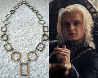 Aegon Targaryen Kings Livery/Chain of Office in Bronze - Dragon House Cosplay Jewellery