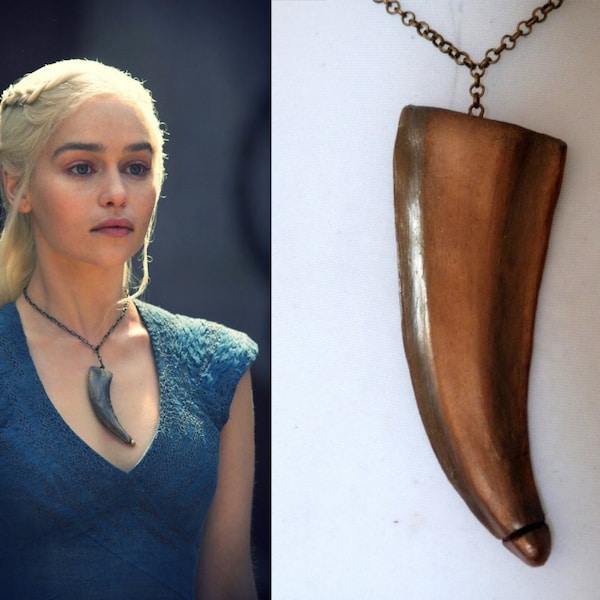 Collar de garra de dragón inspirado en Daenerys Targaryen, joyería para disfraz de tronos