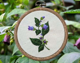 Belladonna/Deadly Nightshade - The Poison Garden Collection - Embroidery Kit