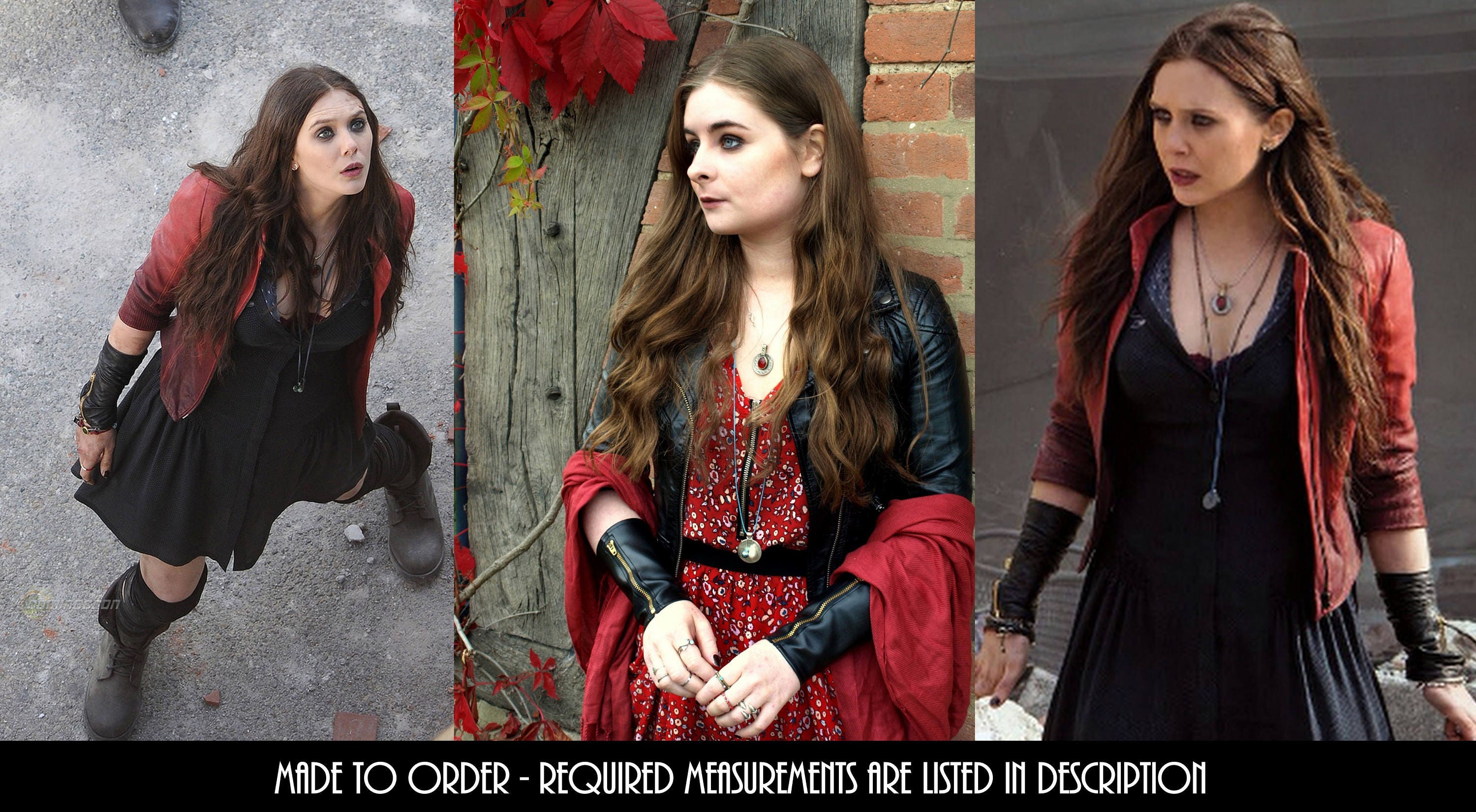 Wanda Maximoff Scarlet Witch Cosplay Leather Zip Gloves Wrist Warmers Avengers Age Of Ultron Wanda Maximoff Scarlet Witch Cosplay Leather Zip Gloves Wrist Warmers Avengers Age Of Ultron