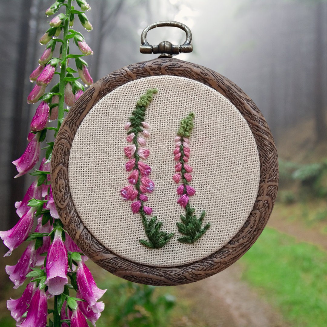 Foxgloves - the Poison Garden Collection - Embroidery Kit - Etsy