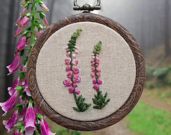 Foxgloves - The Poison Garden Collection - Embroidery Kit