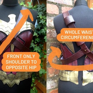 Belt/Holster ONLY Diana Prince Wonder Woman Gal Gadot Justice League Cosplay Costume Belt/Strap/Holster image 3