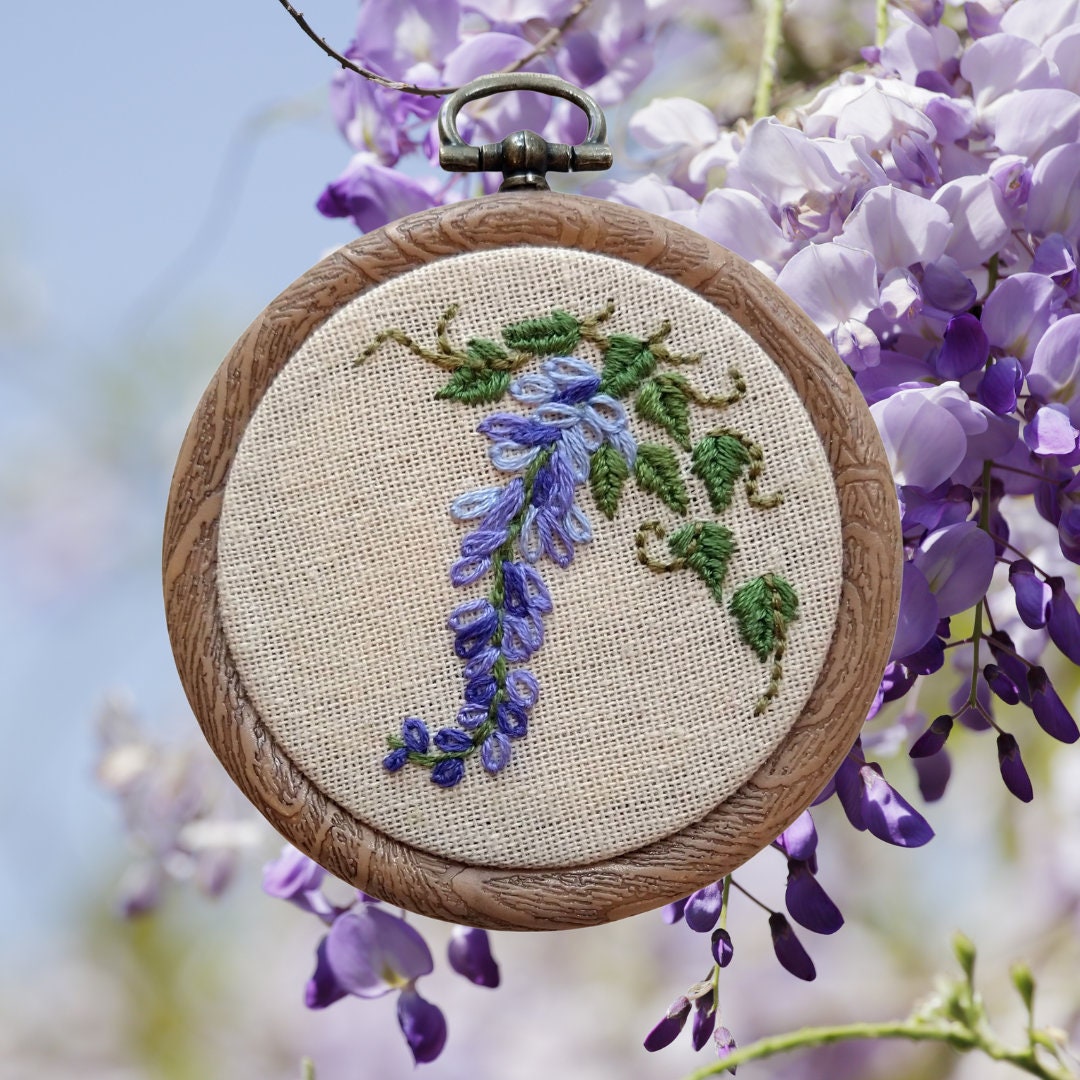 Wisteria - the Country Garden Collection - Embroidery Kit - Etsy