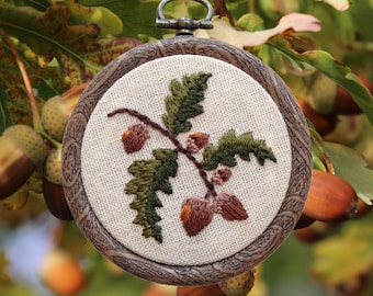 Oak & Acorn - The Country Garden Collection - Embroidery Kit