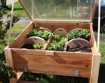 PDF Plans (4x4): Downloadable Plans and Directions to Build a 4x4 Movable Garden (Planter Box) *Plans for Inner Bins Not Included*